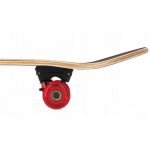 Skateboard pre deti Nils Extreme červeno-čierny ABEC 7